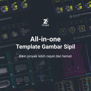 All in one template Gambar sipil Arsitek